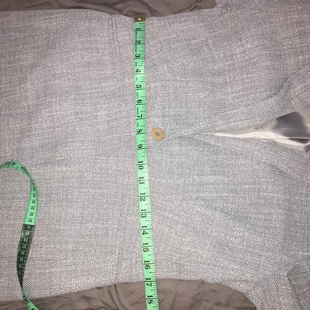Bluish-light Gray Tweed Maxi Dress Coat ~ NWOT - Picture 10 of 14